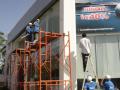 Outside Glass Cleaning - OMC Building ( Car & Motorcycle)